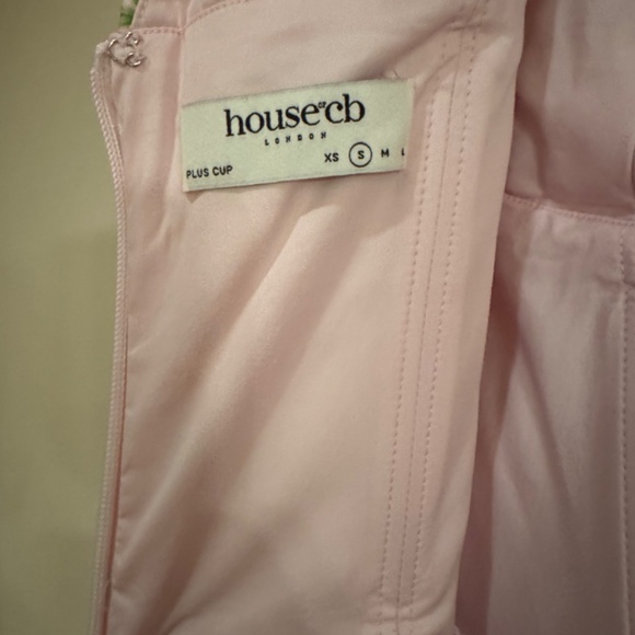 House of CB EMMELINA Pink Meadow Print Cotton Corset Sundress Plus Cup S / Small - Picture 5 of 5